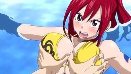 You Wont Last Until The End Watching Erza Scarlet Orgasm