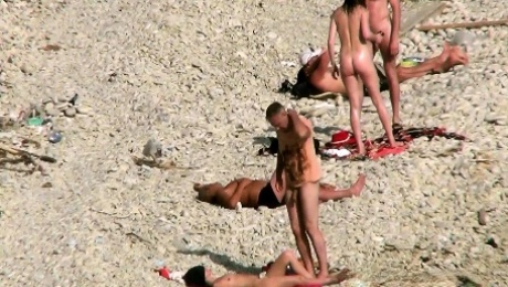 Spy videos with the real life nudists