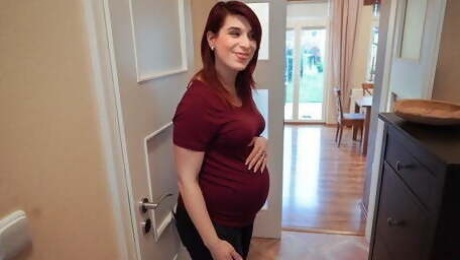 DEBT4k. Pregnant lady has sex to get money