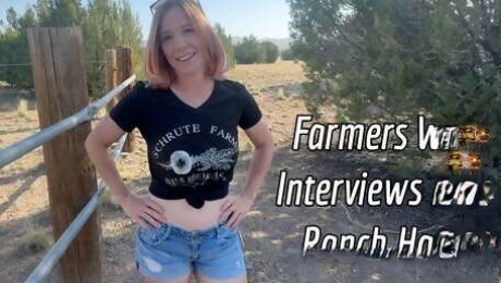 Farmers Wife Interviews New Ranch Hand - Jane Cane & 'Channing' from Tantaly