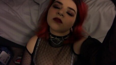 GOTH RED HEAD MASTURBATES kallielonewolf