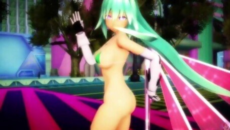 MMD R18 Green Heart Lupin