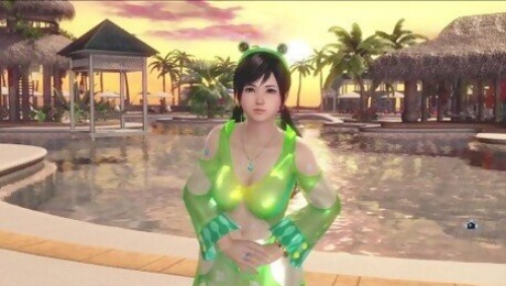 Dead or Alive Xtreme Venus Vacation Kokoro Rainy Frog Fanservice Appreciation