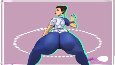 Chun Li Shakes Her Big 55 Year Old Ass - 2024 Birthday Edition