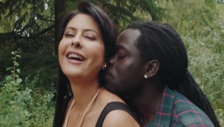 Interracial Lovemaking Close To The Nature