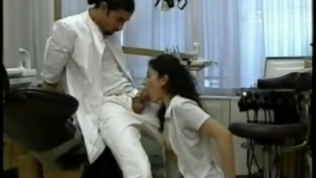 Small-Titted German Nurse Has Fun With Thick Doctor's Dick