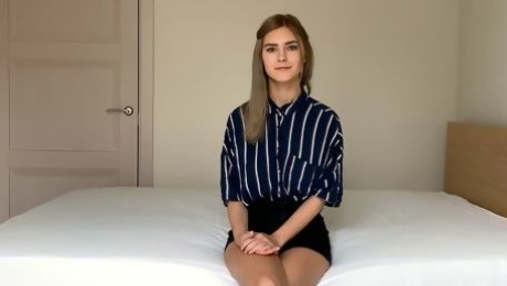 Eva Elfie - Casting Shy Hot Teen With Big Natural Tits