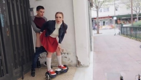 Pamela Sanchez And Her Sex Segway Roam The Streets